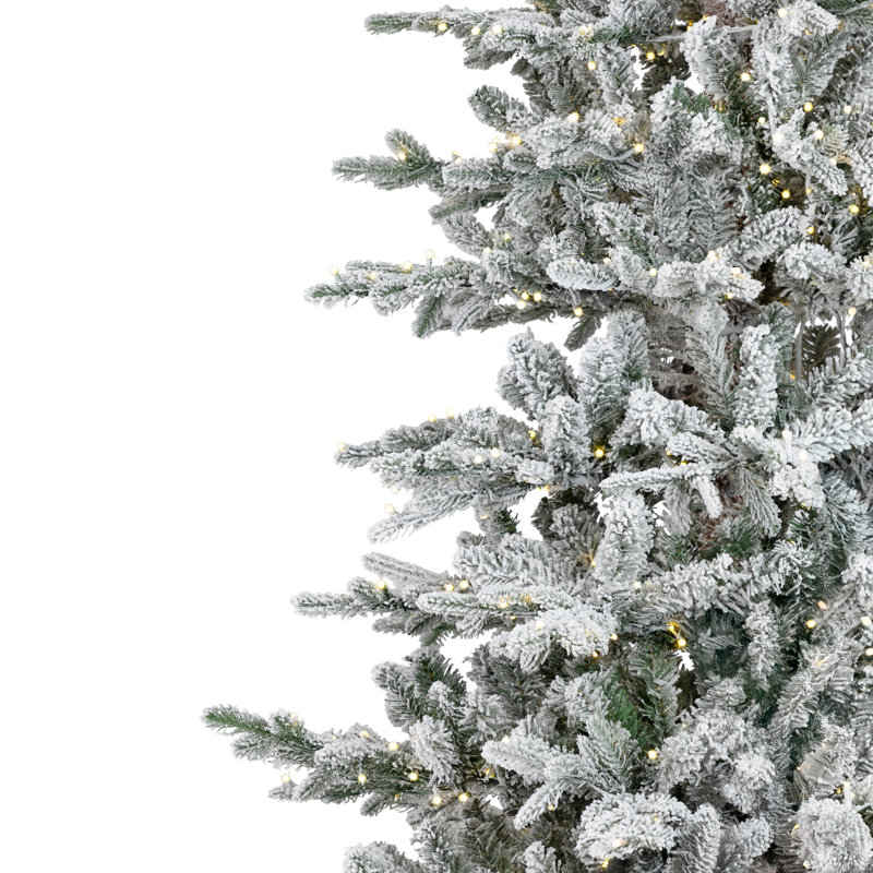 Real Touch™ Artificial Pine Christmas Tree with Lights, 6'