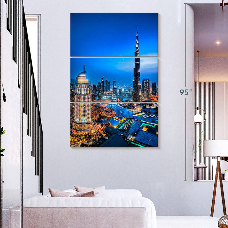 Nicci Downtown Dubai Lights, 74" H x 48" W