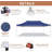 10x20 Pop Up Canopy with 6 Sidewalls, Conical Canopy Tent 10×20 with 3 Adjustable Height Waterproof, UV-Resistant with Carry Bag, Stakes, Ropes for Parties, Commercial, Gray(Frame Upgraded)-114248025