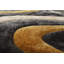 Tapis abstrait gris / jaune Thionville-354890456