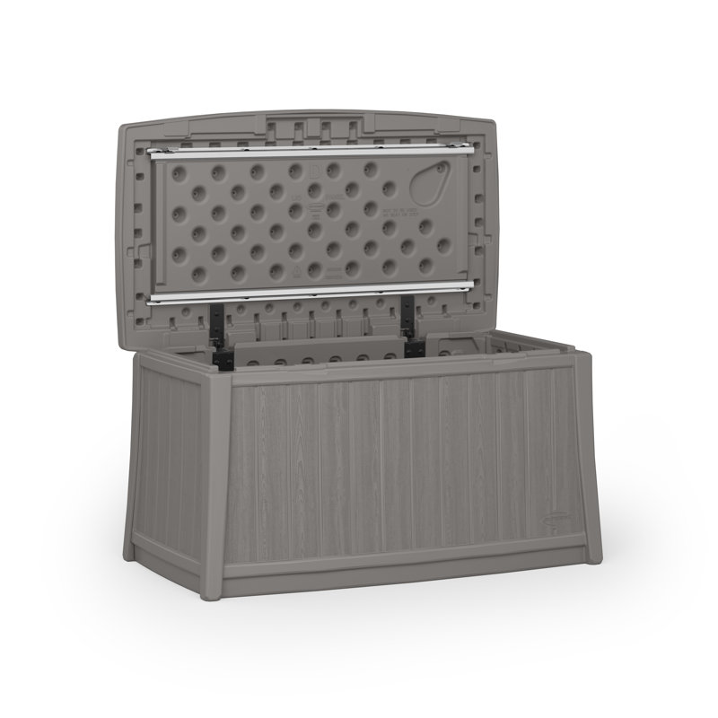 Table basse avec rangement Suncast®, Gris / gris colombe