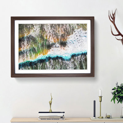 Heartbeat of the Pacific Ocean - Picture Frame Graphic Art Print