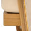 Fauteuil club en bois et bois textilene