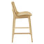 Amar Bar Stool In Fabric And Natural Ash Base - Set Of 1-952836603