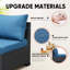 Ensemble de meubles de patio 6 pièces Ebern Designs-1685545455