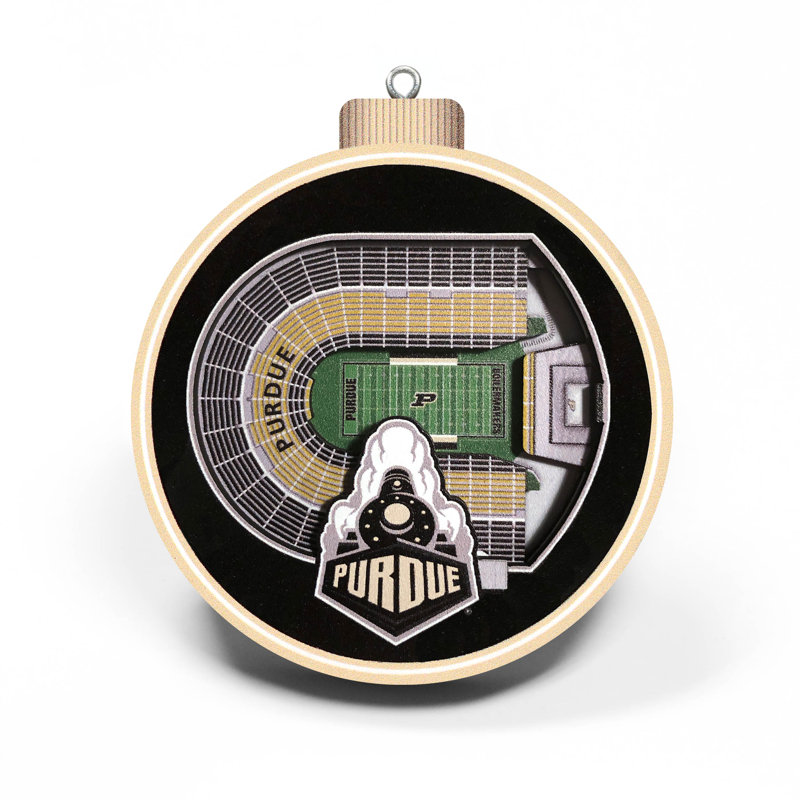 Ornement NCAA Holiday, Purdue Boilermakers 2