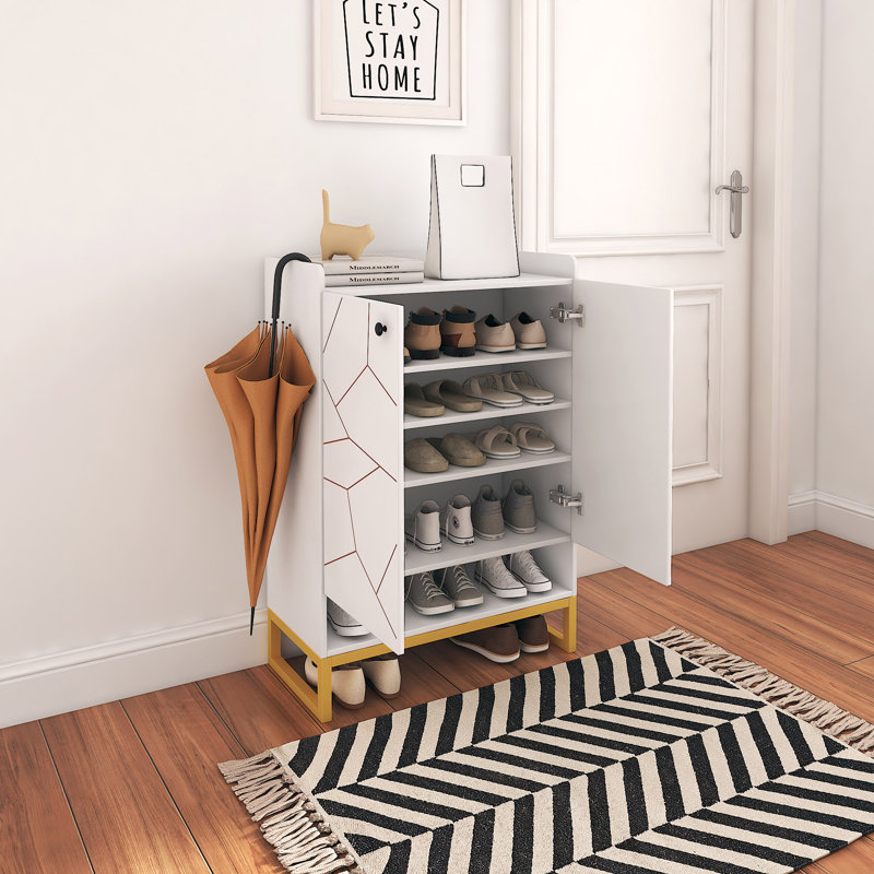 Armoire de rangement pour chaussures 6 niveaux
