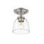 Plafonnier semi-encastré 1 lumière 6 po Cardiff-851157005
