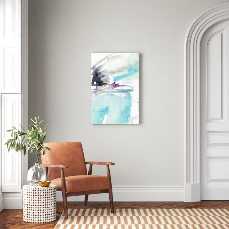 Coastline Bloom II by Jennifer Goldberger - Painting on Canvas, 91cm H x 61cm W, Wrapped Canvas