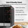 Black+decker Countertop Microwave Oven 0.9 Cu Ft, 6 Auto Menus, Child Lock, Memory Function, 10 Power Levels, Easy One-touch Start, Digital Panel, 900w