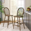 Tabouret de comptoir en bois massif 29 po