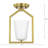 Glass Semi Flush Mount-1168082747