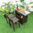 Brayden Studio Bar Set with Polyethylene (PE) Wicker Outer Material