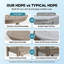 Ensembles de salle à manger de patio durables en Hdpe, style en bois antique pour utilisation sur le balcon