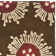 Candelo Hand Tufted Wool/Viscose Floral Rug in Brown