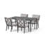 Calliann Outdoor 5 - Piece Dining Set with Cushions