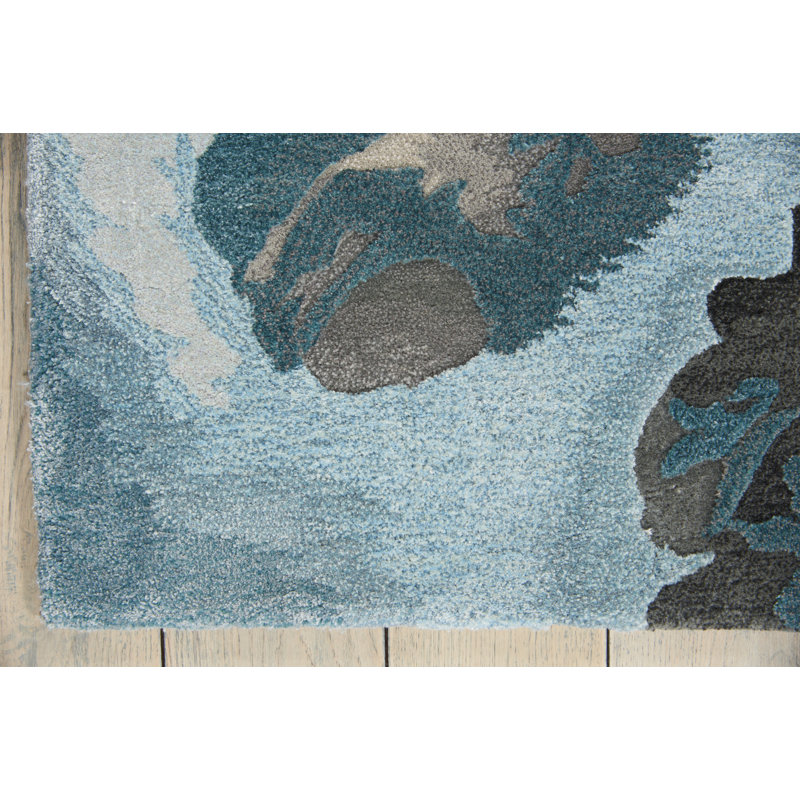 Prismatic - PRS14 Viscose Abstract Indoor Rug, Rectangle 3'9" x 5'9"