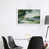 White Floater Framed