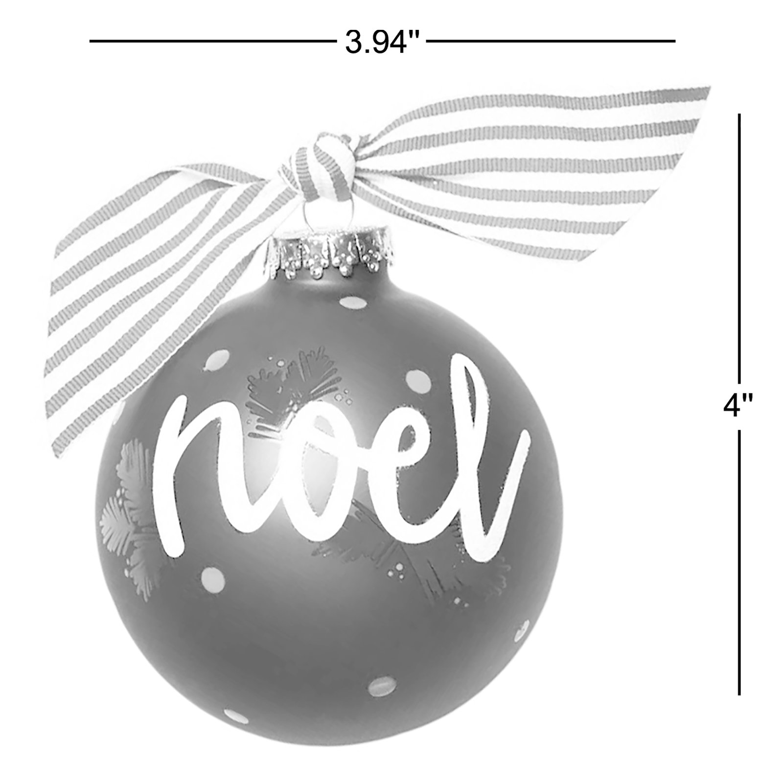 4'' Glass Ball Ornament