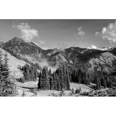Reproduction de photo sur toile, "Olympic Mountains I" par Laura Marshall