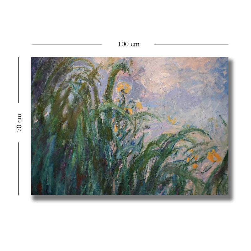 Claude Monet - peinture sur toile tendue