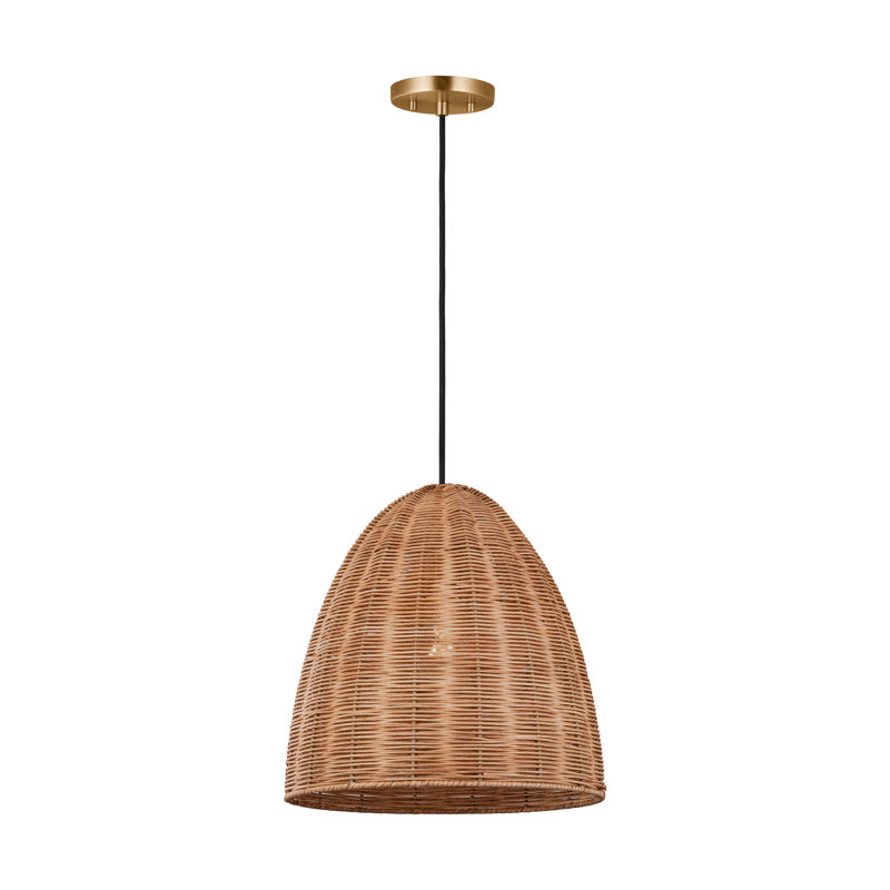 Norman 1 - Light Pendant, 83" H x 13.375" W x 13.375" D, Bronze/Brown