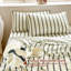 Draps en percale rayée, draps de lit en microfibre douce prélavée à fines rayures, ensemble de draps de style ferme avec poches profondes-133897292-133897299