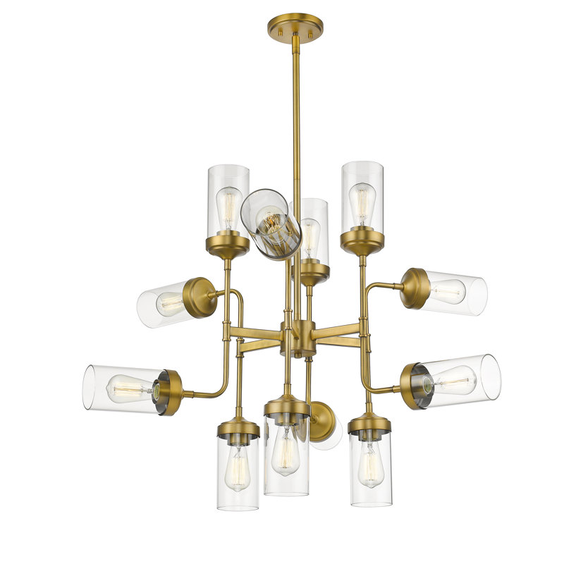 Lustree linéaire 12 lumières spoutnik modern Grantham