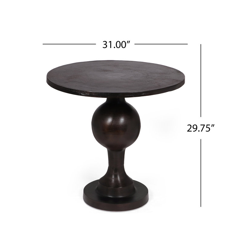 Bramall Round Metal Dining Table