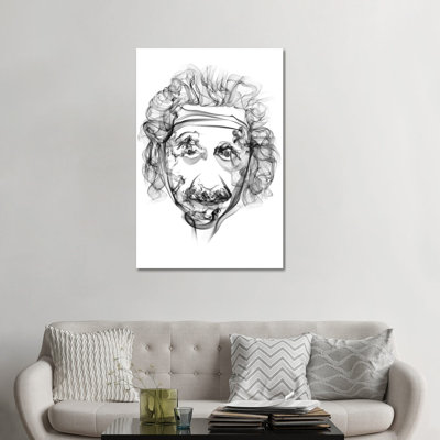 « Albert Einstein » par octave Mielu, reproduction d’art