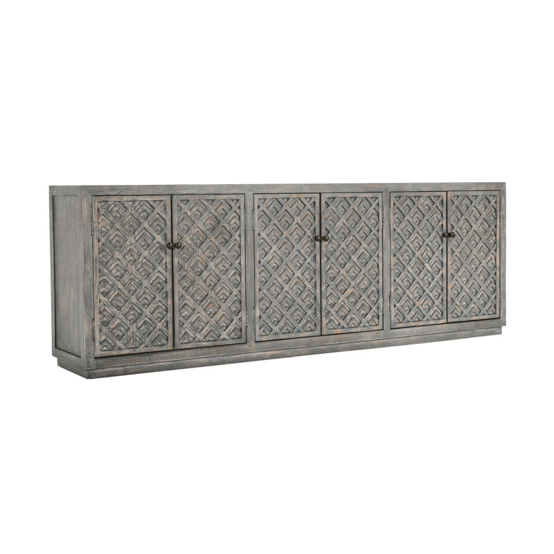 103'' Wide Reclaimed Pine Solid Wood Sideboard