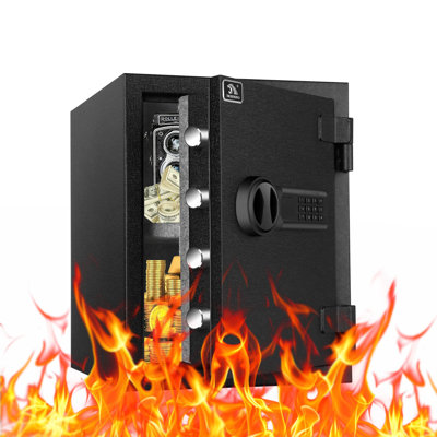 Tigerking Large Fireproof Safe Box, 3.0 Cu ft, Digital Lock and Adjustable Shelves for Home and Office
