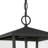 Atlas 2-Light Black Outdoor Hanging Lantern Chandelier with Clear Glass