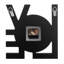 Shyfoy 28x30cm Glass Wall Clock Mirrored Table Clock  LOVE Letter Accent Clock