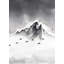 Mountain peak - Framed Matted Print for Bedroom Decor