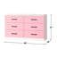 Barstis 6 Drawers Dresser Spacious Drawers-1825373678