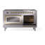 Cuisinière à double combustible ILVE Nostalgie II Series 60 po avec 9 brûleurs scellés et plaque de cuisson (gaz naturel, porte vitrée)-1686458141-1686458127