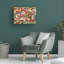 Art mural sur toile tendue - The Font Diva «A Vintage Christmas», art mural pour salon, chambre à coucher ou bureau - 14 x 19-1202914790