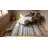 Galeana Blue Handmade Blue/Brown Transitional Stripe Wool Area Rug-671007786