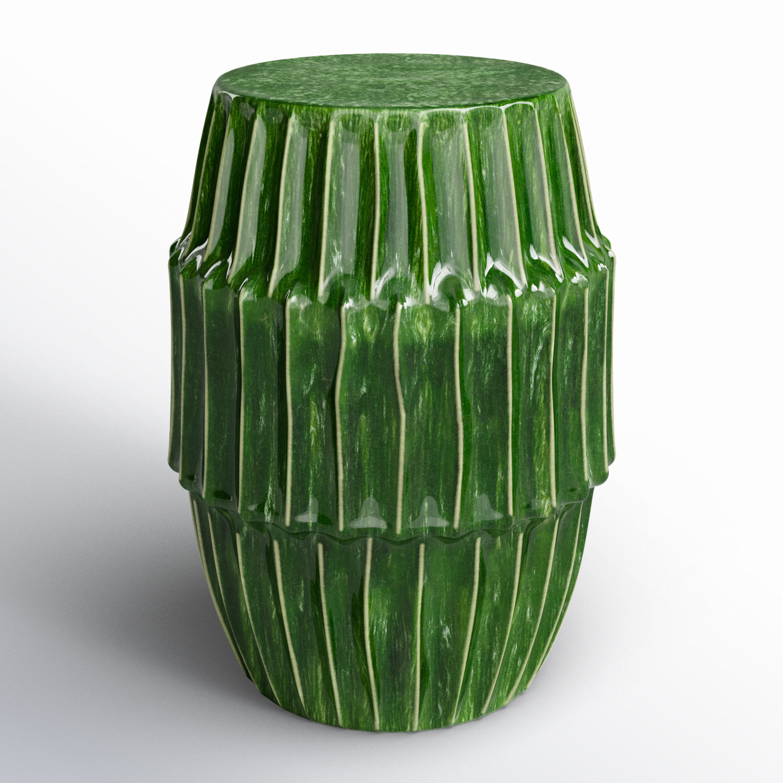 Waneka End Table, Green