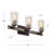 Ruffino 3-Light Industrial Style Vanity Light