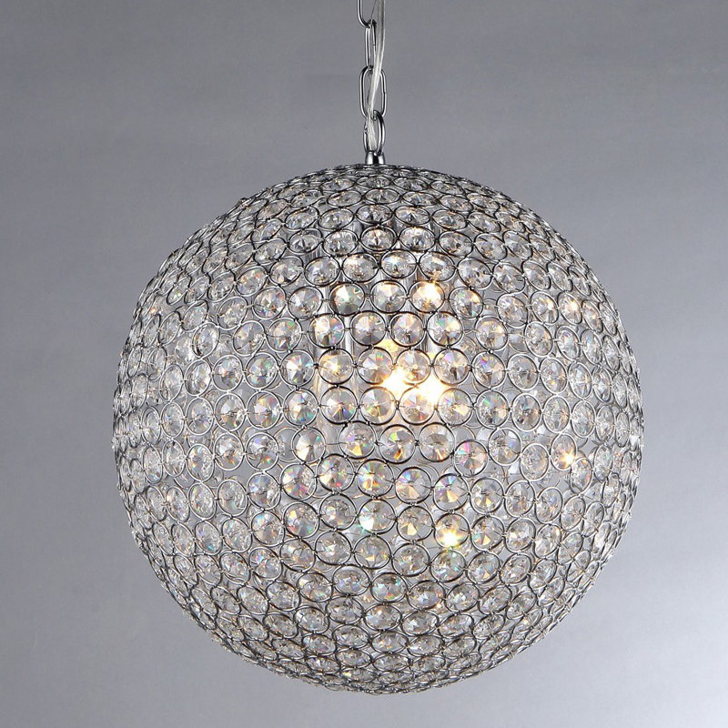 Lustre en forme de globe à 4 lumières Vandorn