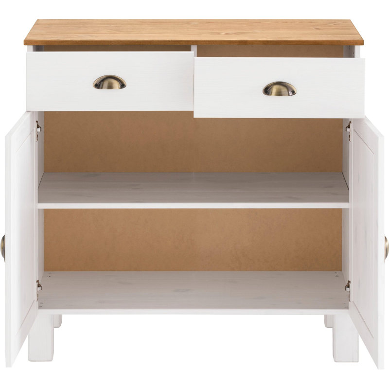 Scoville 85cm Sideboard, White/Oak