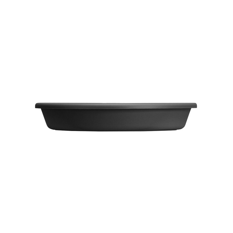 Pot Planter, 3.63" H x 21.13" W x 21.13" D, Black