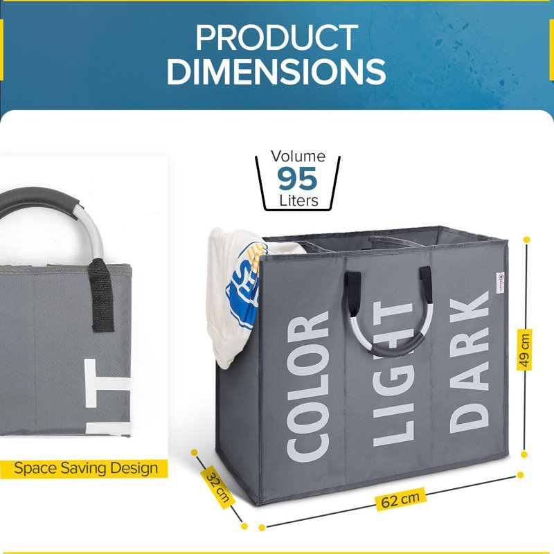 Fabric Laundry Bag with Handles