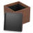 Rockwood 17"W Upholstered Vegan Leather Contemporary Square Storage Cube Ottoman with Flip-Over Tray, Assembled-1815101231