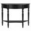 Console demi-lune avec tiroir et tablette - table d'appoint rustique, table de canapé pour l'entrée, le salon, le couloir et le vestibule-604881423-604881456
