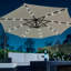 Blevins 270cm Lighted Cantilever Parasol-1124389583