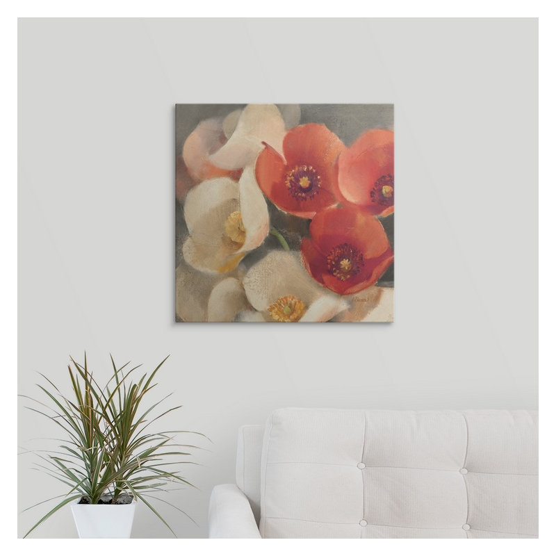 « iii »» albena hristova,, impression Poppies Bloom, H 35 po x l 35 po x P 1,5 po, Toile