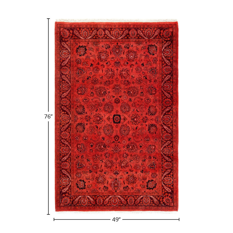 Dom One-of-a-Kind 4' 1" x 6' 4" Hand Knotted Area Rug